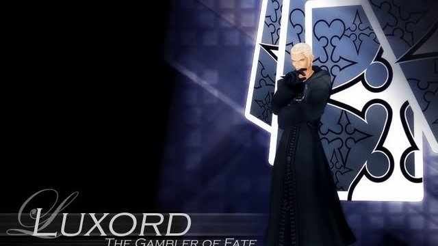 Kingdom Hearts II vs Organization XIII member Luxord